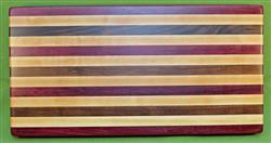 Board #956 Exotic Hardwood Edge Grain Cutting Board 22 1/4" x 11 1/2" x 1 1/2" - $84.99